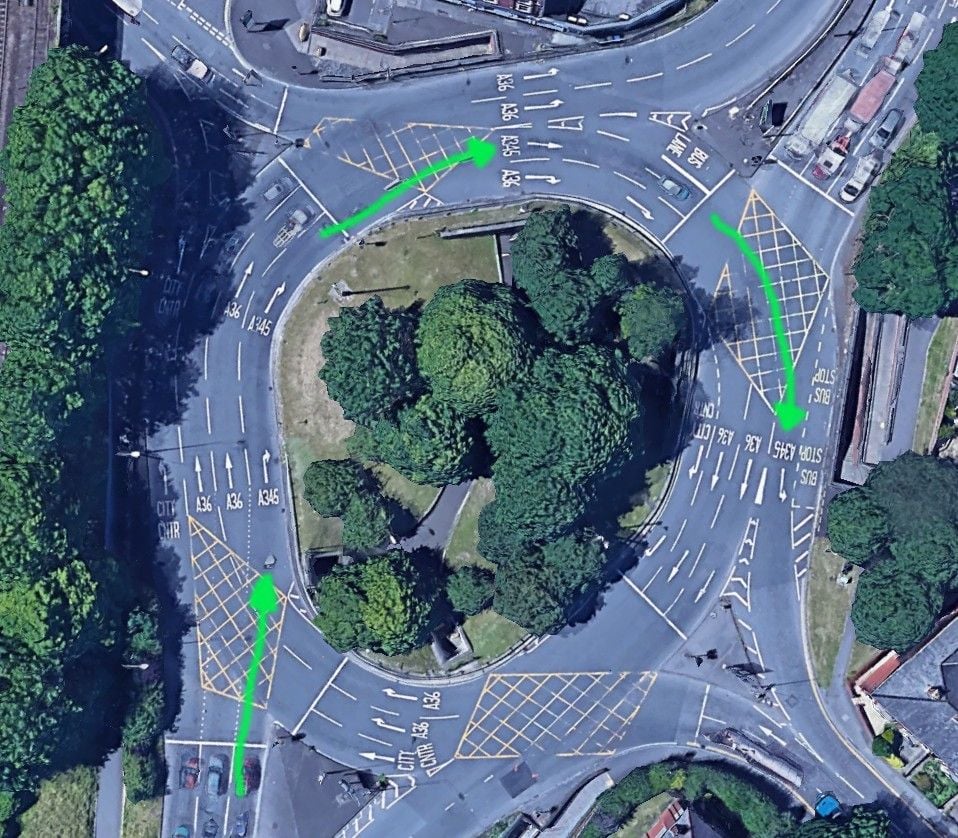 Castle Roundabout Salisbury