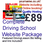 Driving School Complete website Package Offer